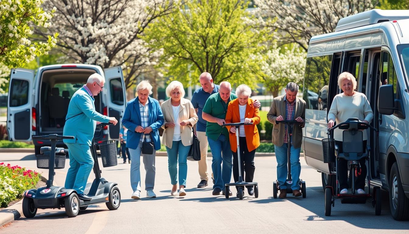 Senior citizen transportation assistance