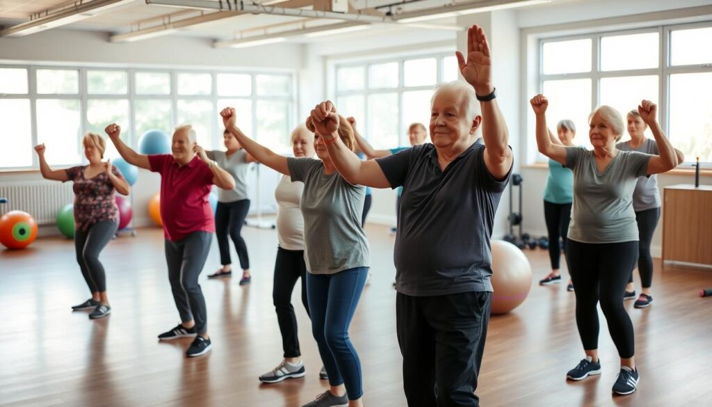 Balance and strength training for the elderly