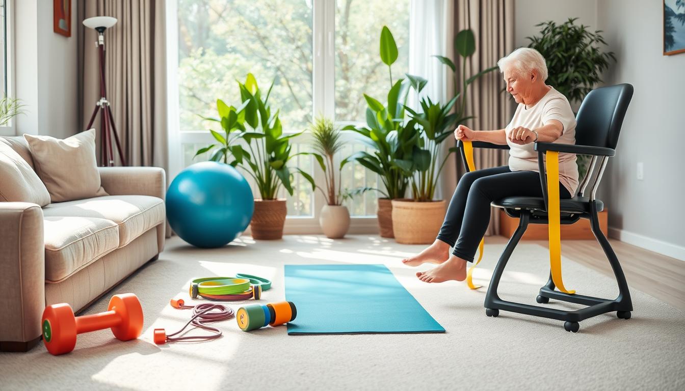 Home exercise equipment for seniors