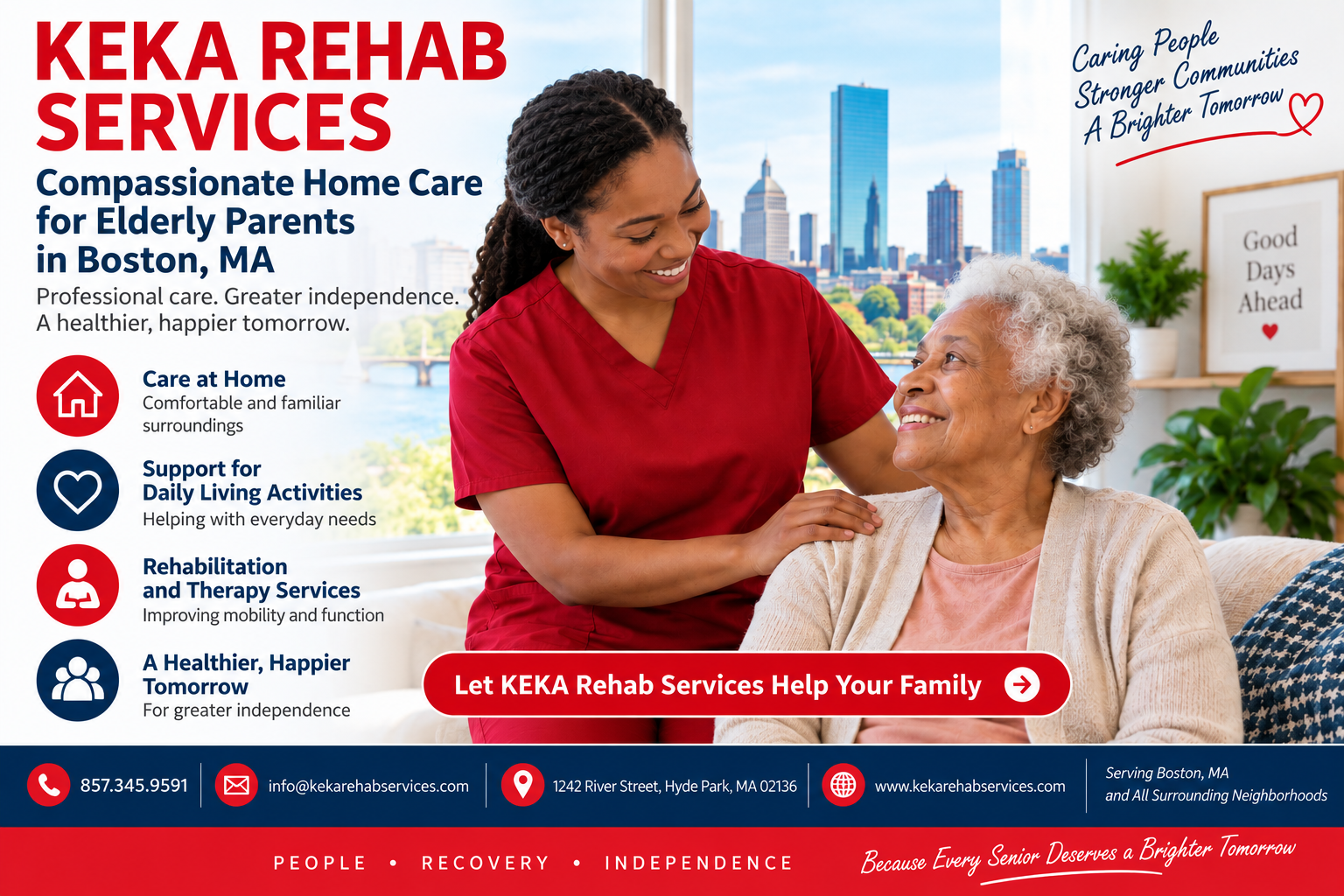 Who provides home care for elderly parents in Boston, MA?